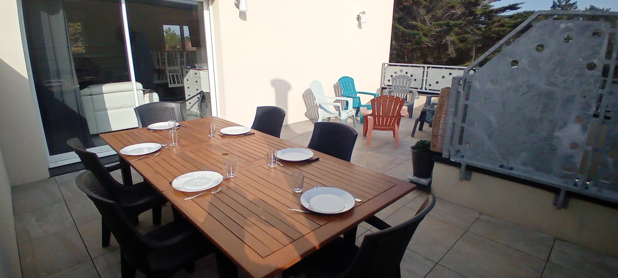 La maison des Hémimaulés in Port-Bail-sur-Mer, Côte de la Déroute