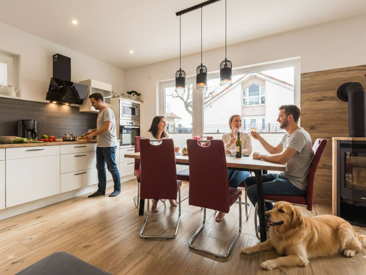 Naturpark-5 Sterne Ferienhaus-Kamin-Sauna-See - Ferienhaus Kranich in Krakow am See, Mecklenburgische Seenplatte