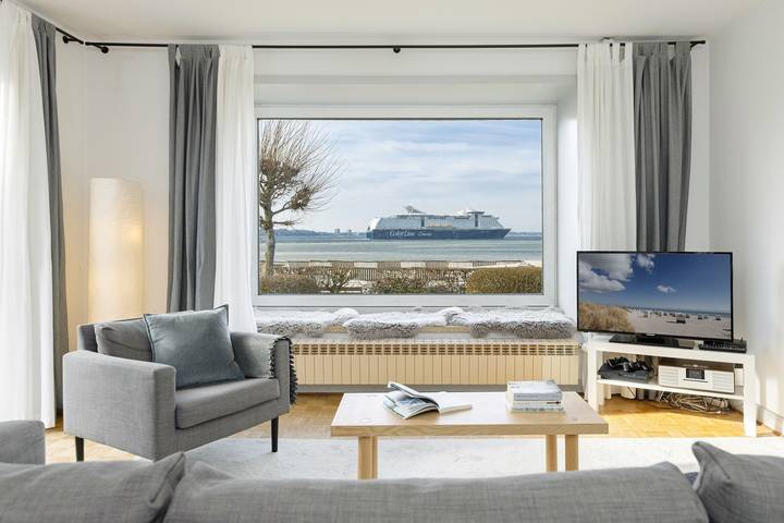 Filter.beach_travel.vacation_home für 6 Personen, mit Balkon und Terrasse sowie Garten in Laboe