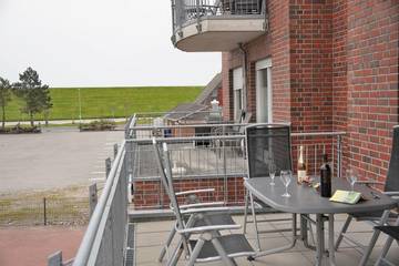 Ferienwohnung für 4 Personen, mit Balkon in Ostfriesland
