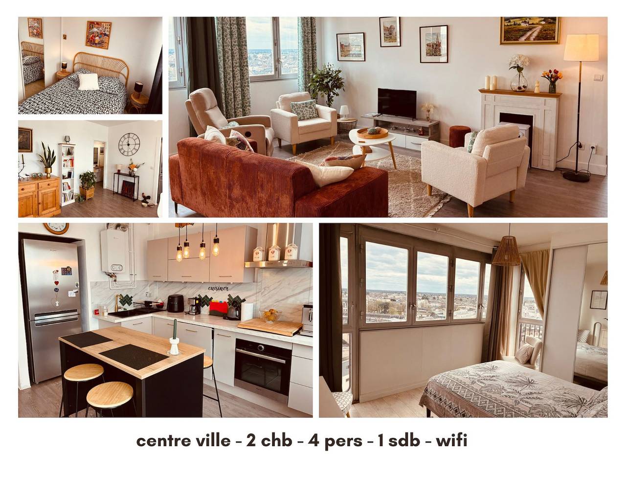 Appartement entier, Bassot Chtx in Châteauroux, Région de Châteauroux