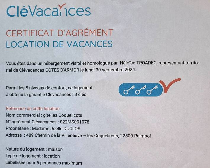 Holiday home for 5 people, with garden, with pets - 1