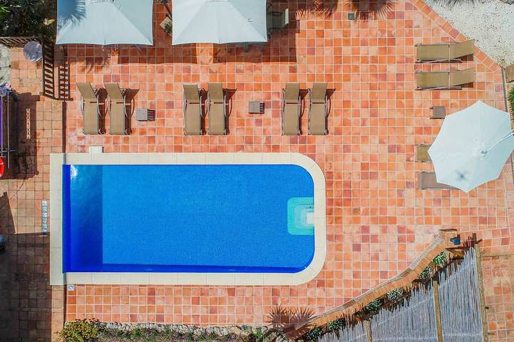 Finca für 2 Personen, mit Terrasse und Pool sowie Garten in Mijas