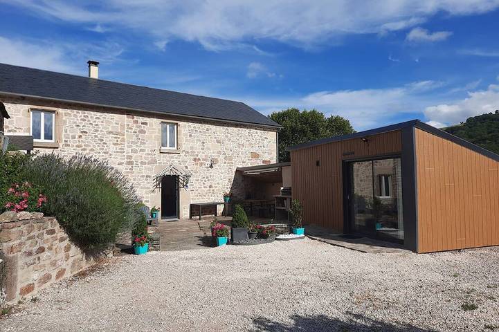 Maison de vacances pour 15 personnes, avec terrasse, animaux acceptés