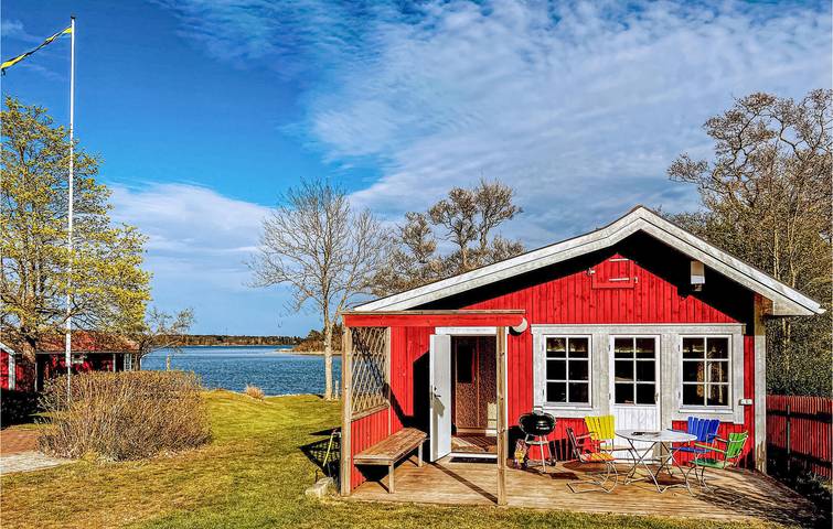 Ferienhaus für 5 Personen, mit Terrasse und Sauna in Mittelschweden