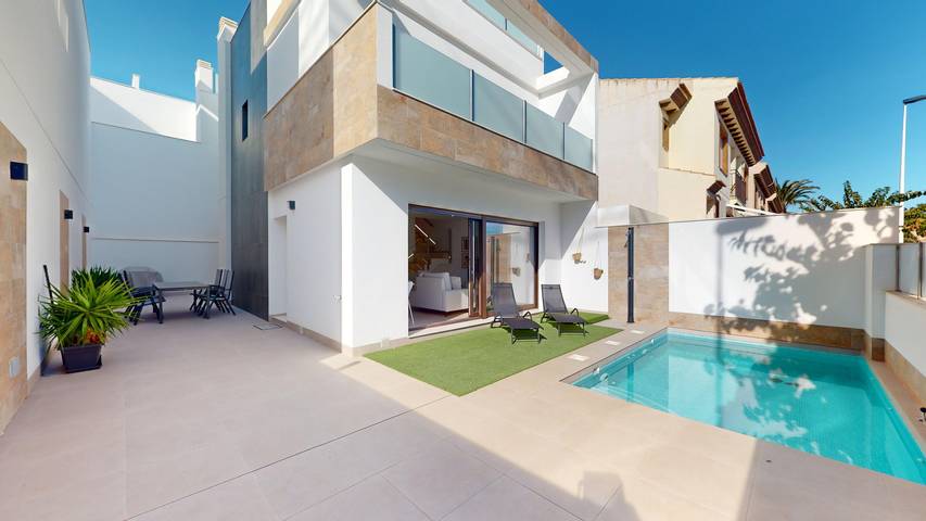 Chalet para 6 personas, con jardín y terraza en San Pedro del Pinatar