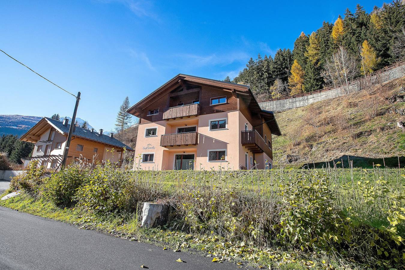 Ganze Wohnung, Apartment '4' mit Bergblick, Gemeinschaftsgarten und Wlan in Isolaccia, Valdidentro