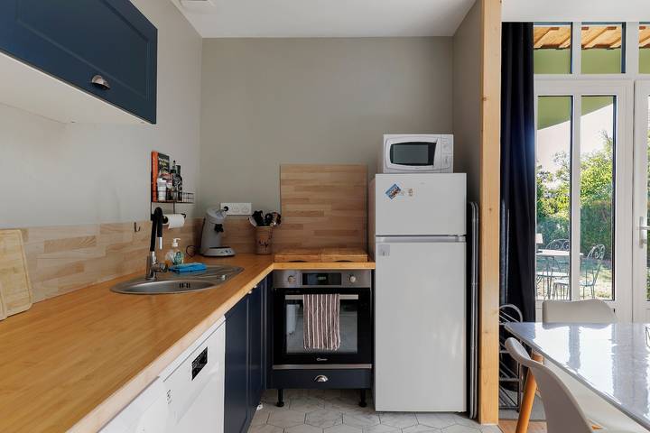 Ferienhaus 'L'ancien Atelier' mit privater Terrasse, WLAN und Klimaanlage in Muides-sur-Loire, Blois und Umgebung