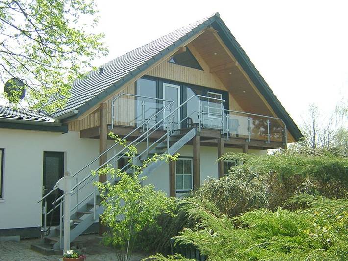 Ferienhaus für 3 Personen, mit Balkon und Terrasse in Groß Mohrdorf
