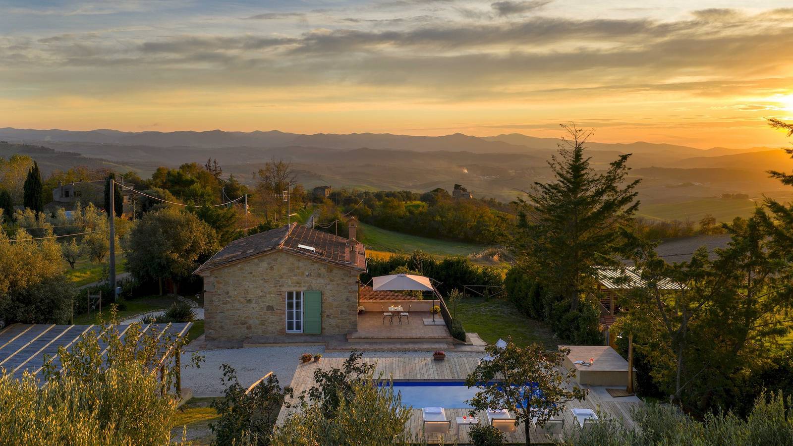 Villa für 6 Personen mit Garten in Volterra, Pisa Provinz