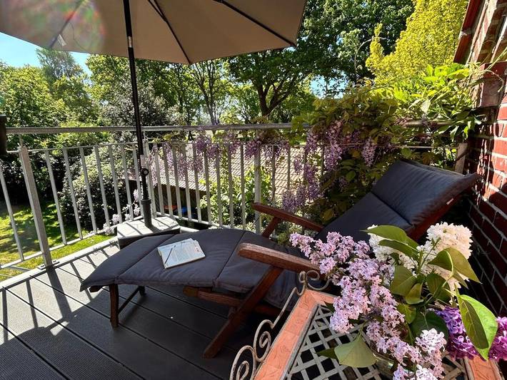 Ferienwohnung für 5 Personen, mit Balkon und Terrasse sowie Garten und Ausblick in Zetel - 3