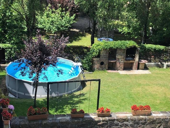 Casa rural con piscina para 15 personas, con Balcón y Terraza además de Jardín y Piscina en Valle de Baztan - 4