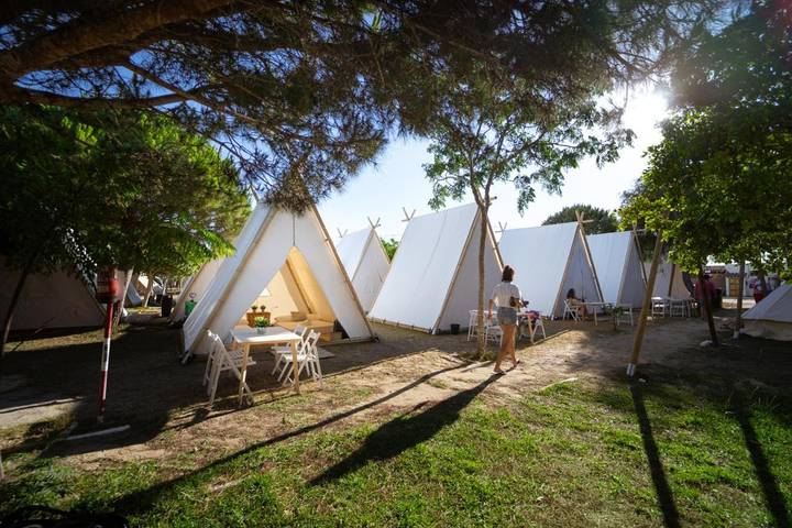 Camping für 4 Personen, mit Terrasse an der Costa de la Luz - 4
