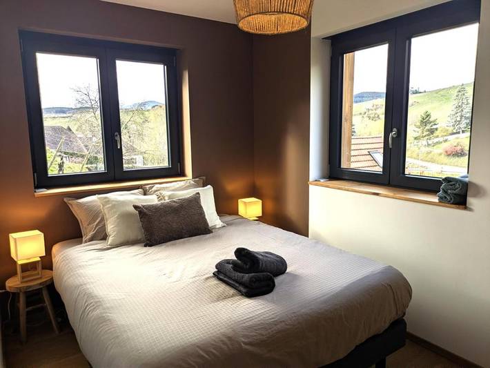 Gîte pour 4 personnes, avec jardin et vue à Bernardvillé