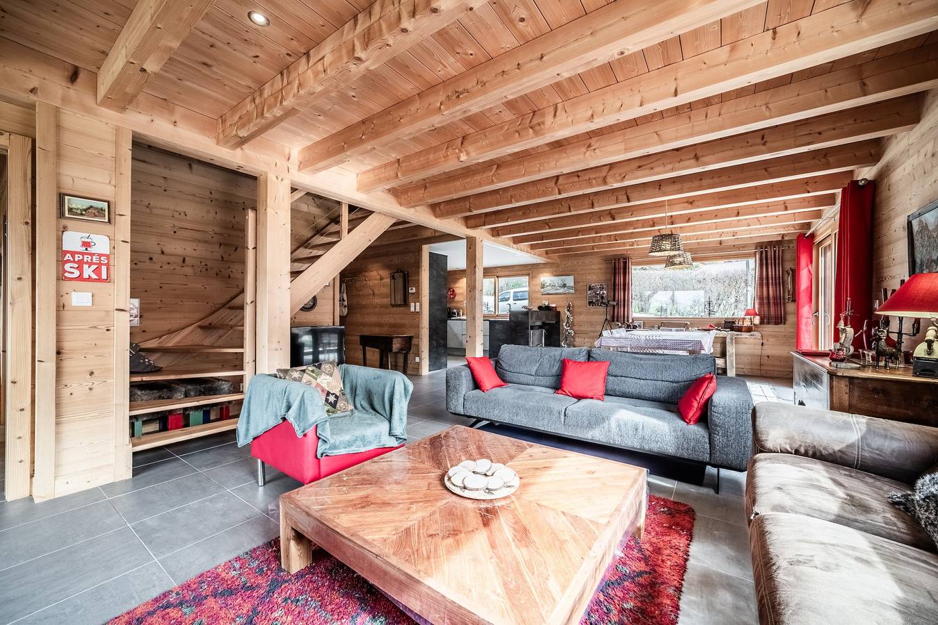 Chalet Le Télémark in Bernex für bis zu 13 Personen mit Blick auf die Dent d’Oche in Bernex, Thonon-les-Bains und Umgebung