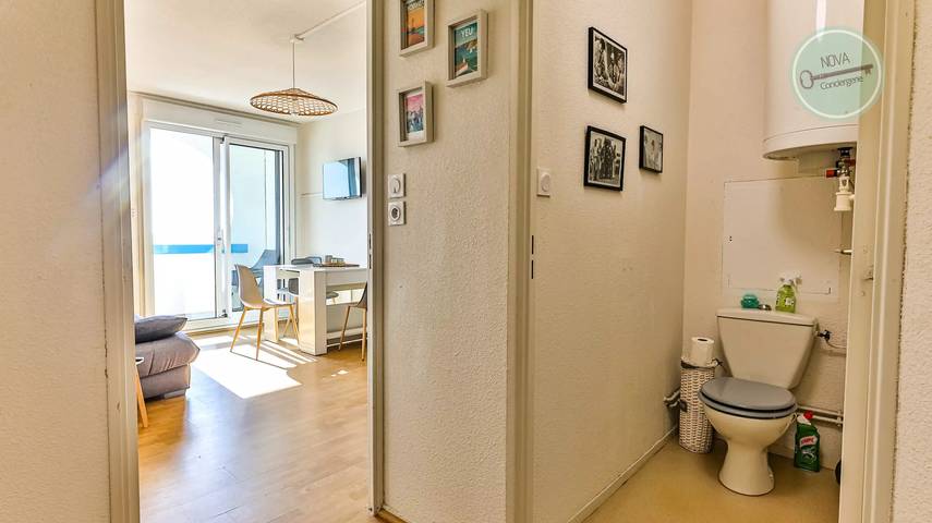 Gîte pour 4 personnes, avec balcon dans La Grande plage (Saint-Gilles-Croix-de-Vie) - 4