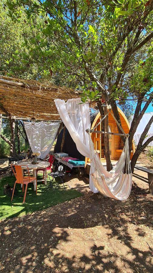 Cottage for 2 people, with Terrace and Garden as well as View in Corsica