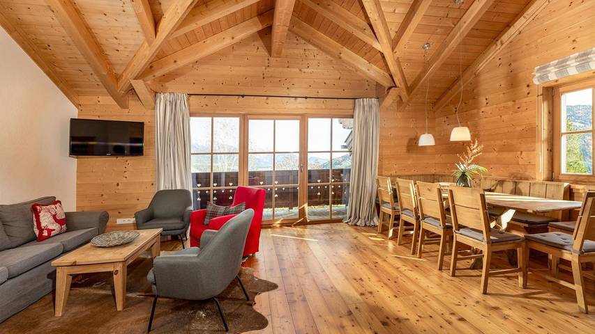 Hütte für 8 Personen, mit Garten und Balkon sowie Sauna in Rohrmoos