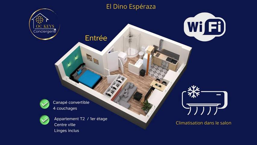 Gîte pour 4 personnes à Espéraza - 4