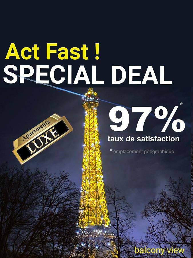 Location de vacances pour 6 personnes, avec vue ainsi que vue sur le lac et balcon dans Île de France