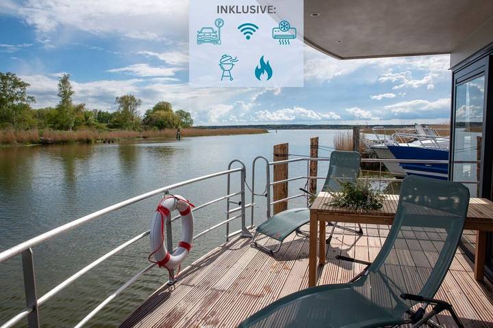 Ferienhaus für 4 Personen, mit Seeblick und Terrasse sowie Ausblick in Peenemünde