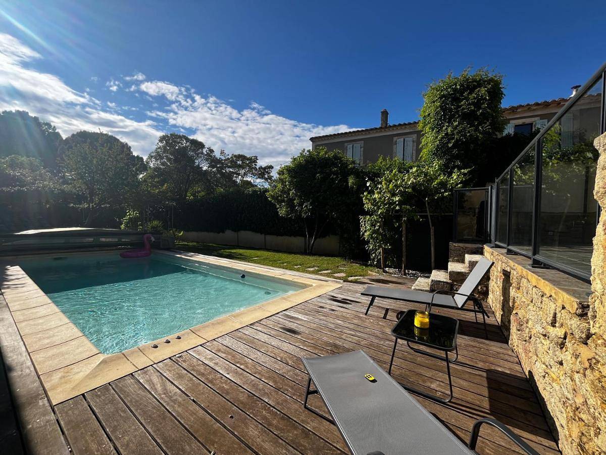 Maison des Mûriers, 150 m2, Piscine privée, Clim in Aigues-Vives, Côte méditerranéenne (France)