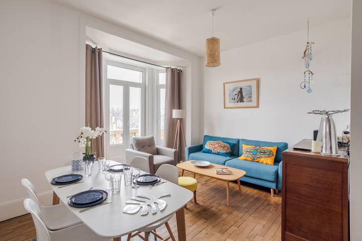 Gîte pour 4 personnes, avec Balcon dans Thermes Marins de Saint-Malo