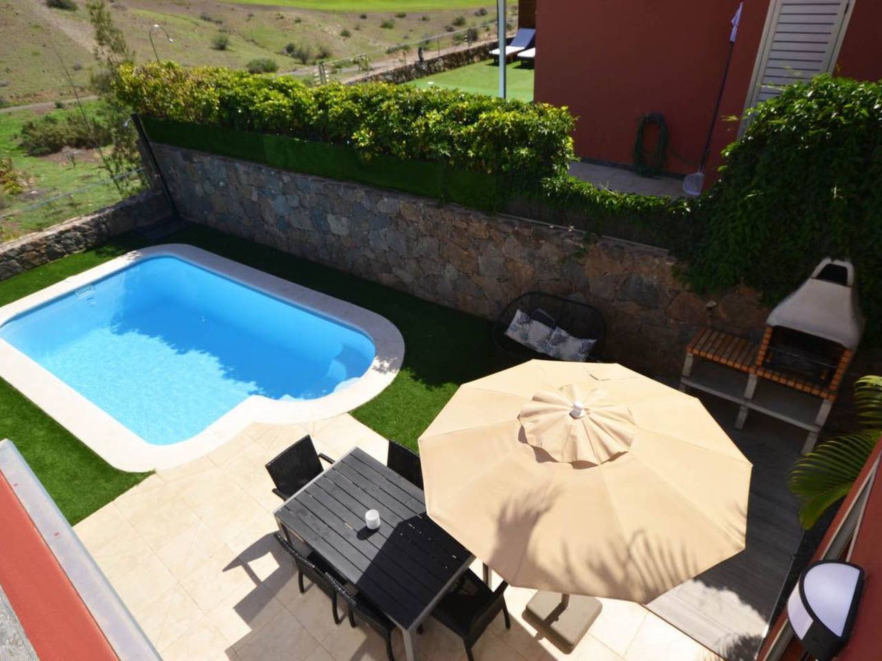 Villa für 4 Personen mit Schwimmbad und balinesi in Salobre, San Bartolomé de Tirajana