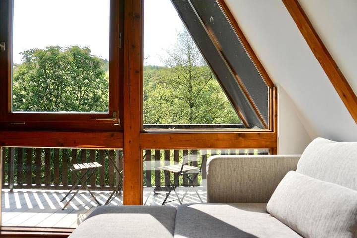 Ferienhaus für 4 Personen, mit Terrasse und Ausblick, mit Haustier im Spessart