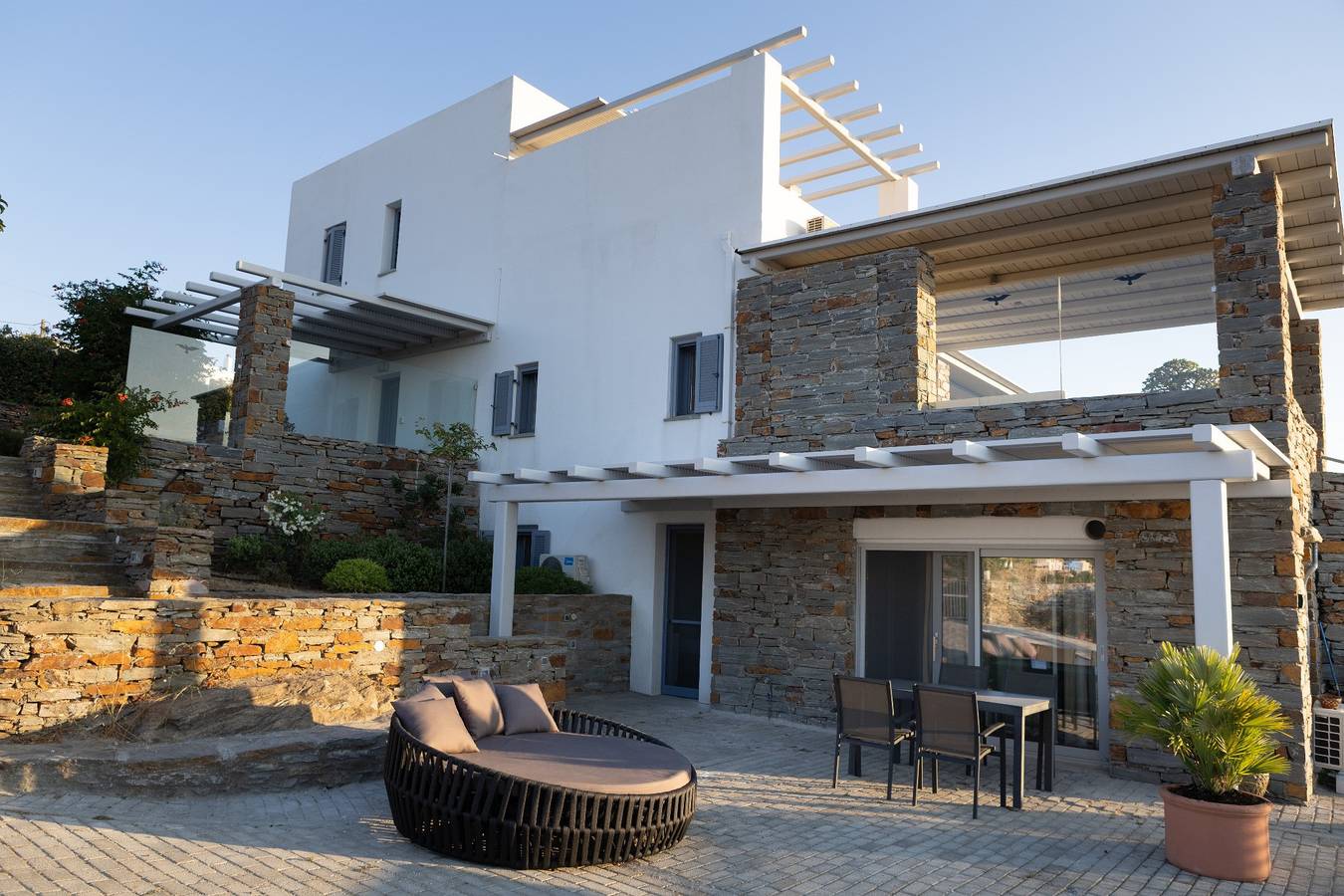 Villa für 2 Personen mit Terrasse in Kea