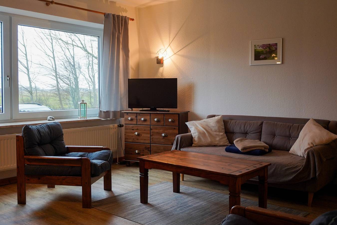 Ganze Wohnung, Apartment 'Fewo Buten, 55 qm, max. 5 Personen' mit Gemeinschaftsgarten und Wlan in Pellworm, Nordfriesland