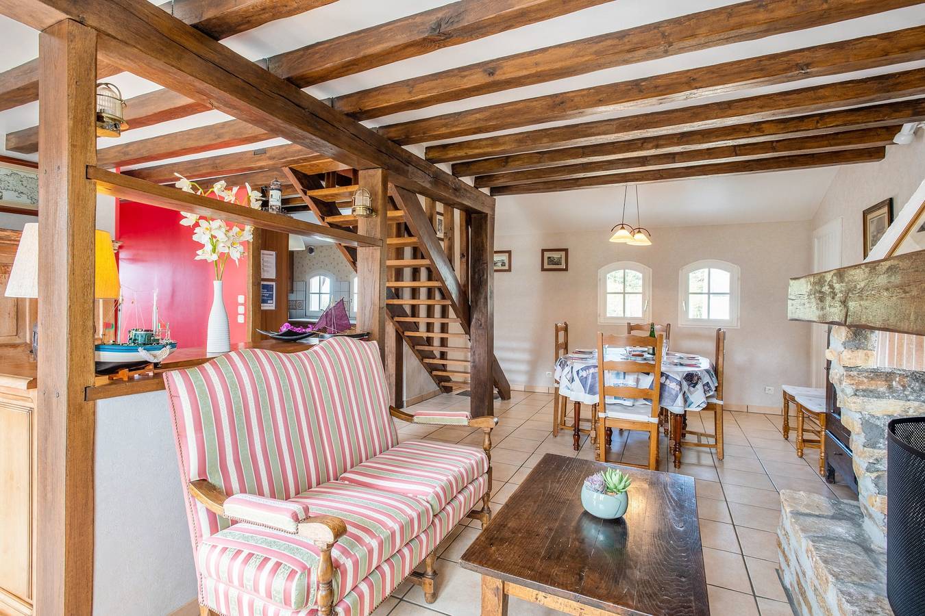 Maison de charme à Bangor avec grand jardin clos in Bangor, Côte des Mégalithes