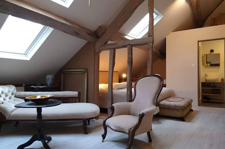Chambre d’hôte pour 4 personnes, avec Jardin