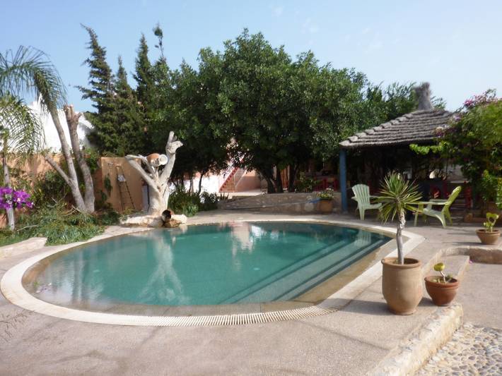 Chambre d’hôte pour 4 personnes, avec jardin et terrasse au Maroc
