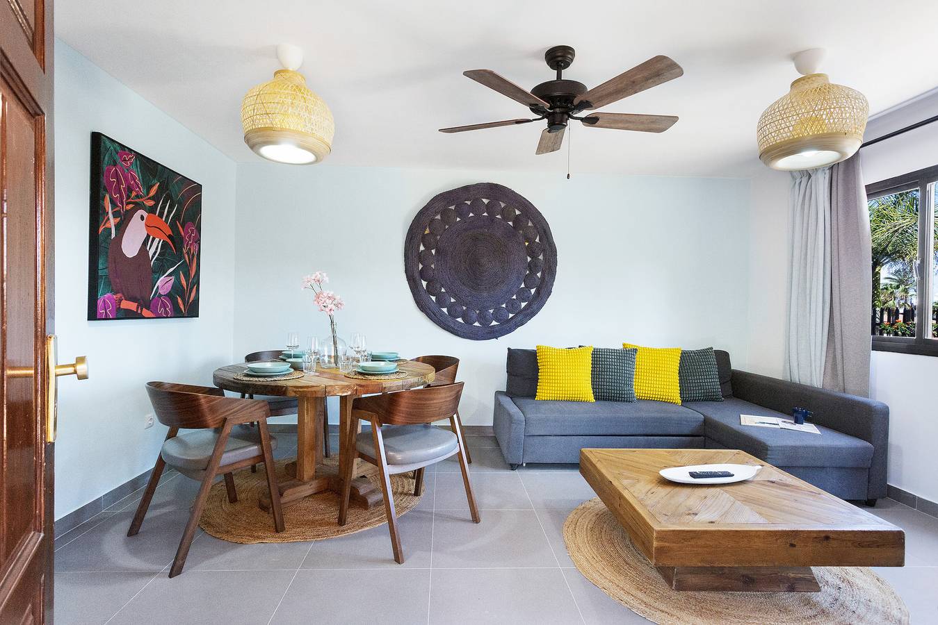 Ferienhaus 'Casa Desierto Azul' mit Gemeinschaftspool, privater Terrasse und Wlan in Oasis Tamarindo, La Oliva