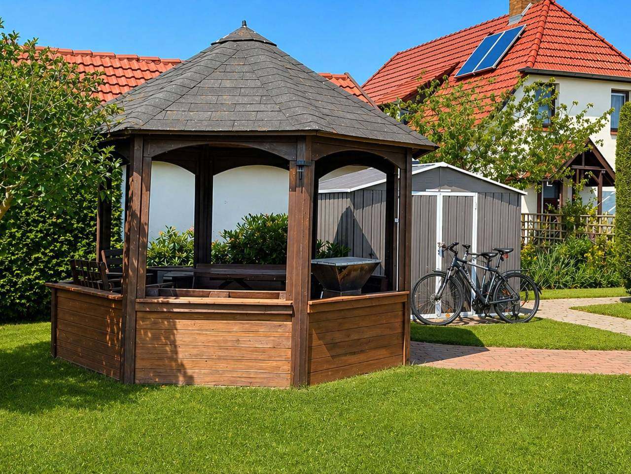 Ganze Ferienwohnung, W3 Ferienhaus Ankerplatz in Börgerende - W3(3): Möwennest 2-Raum Fewo (rechts, 30m², 2 Pers.) Og in Börgerende, Börgerende-Rethwisch