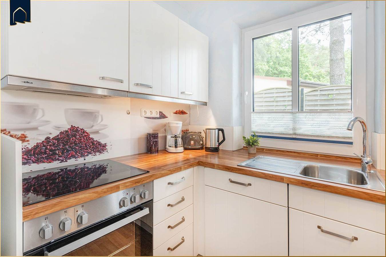 Ruhiges Ferienhaus in Korswandt im Grünen – mit Garten, Kamin & Infrarotkabine in Zirchow, Usedom