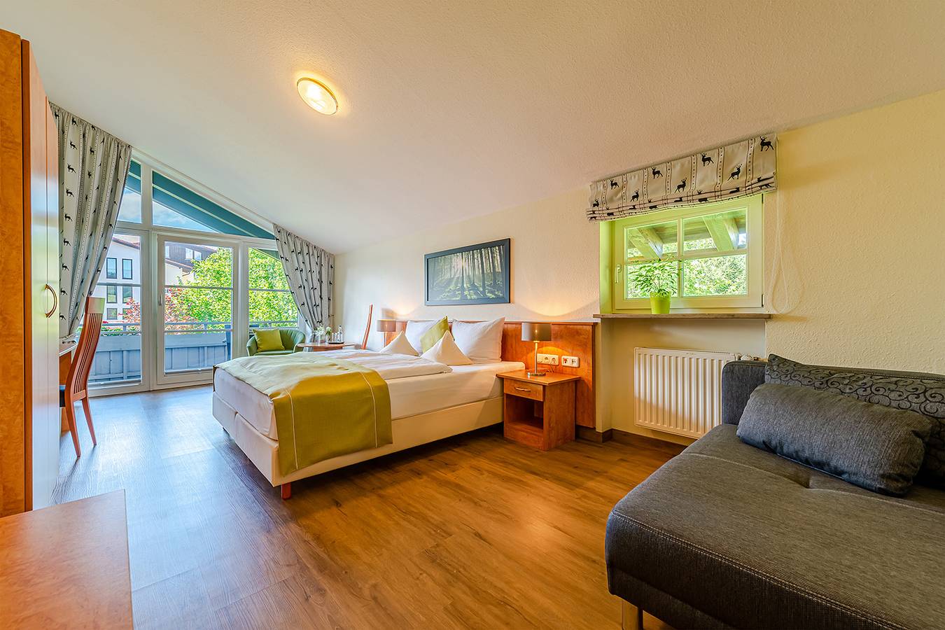 Einzelzimmer Balkon in Oberstaufen, Bayerisch Schwaben