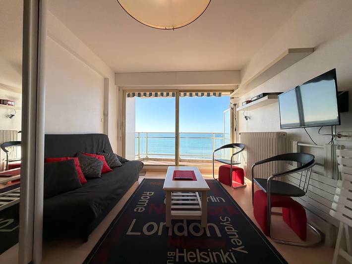 Gîte pour 2 personnes, avec Vue sur l’océan ainsi que Balcon et Balcon/Terrasse aux Les Sables-d'Olonne