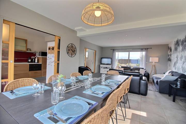 Gîte pour 11 personnes, avec sauna et jardin ainsi que jacuzzi et terrasse à Plurien - 3