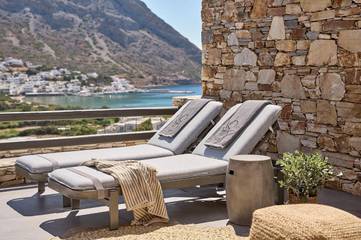 Chambre d’hôte pour 2 personnes, avec jardin ainsi que vue et piscine dans Sifnos