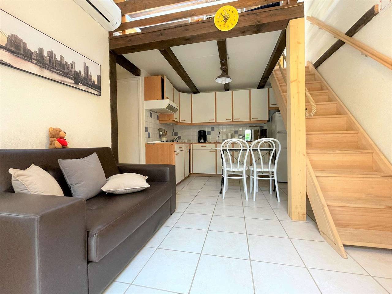 Pavillon climatisé à Gruissan, proche plage, 4 couchages, parking privé in Gruissan (Ville), Gruissan