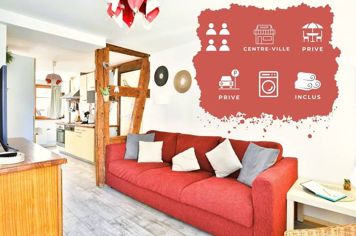 Gîte pour 4 personnes, avec terrasse - 1