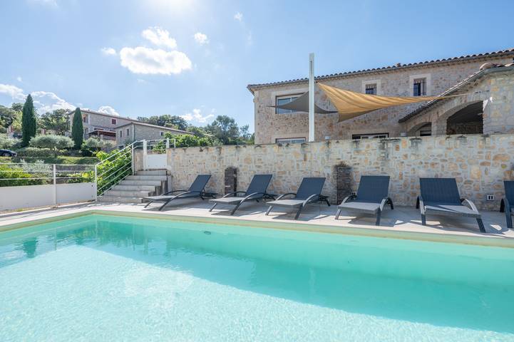Villa pour 12 personnes, avec terrasse et jardin, animaux acceptés dans les Parc national des Cévennes - 3
