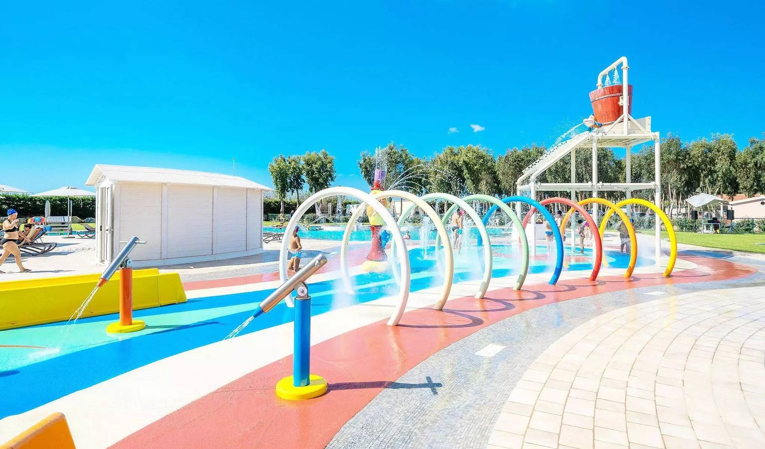 Mobilheim | Comfort | 3 Zi. | 6 pers. | Ãœberdachte Terrasse | A/C in Fertilia, Alghero