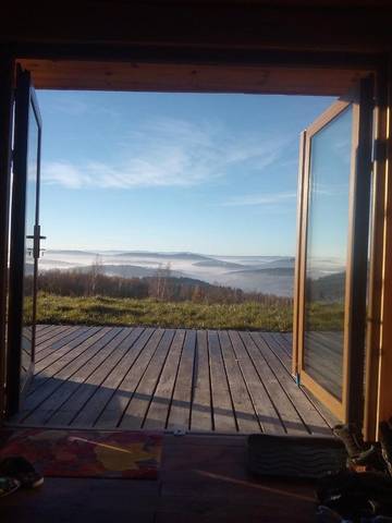 Ferienhaus für 4 Personen, mit Terrasse und Ausblick in Niederschlesien