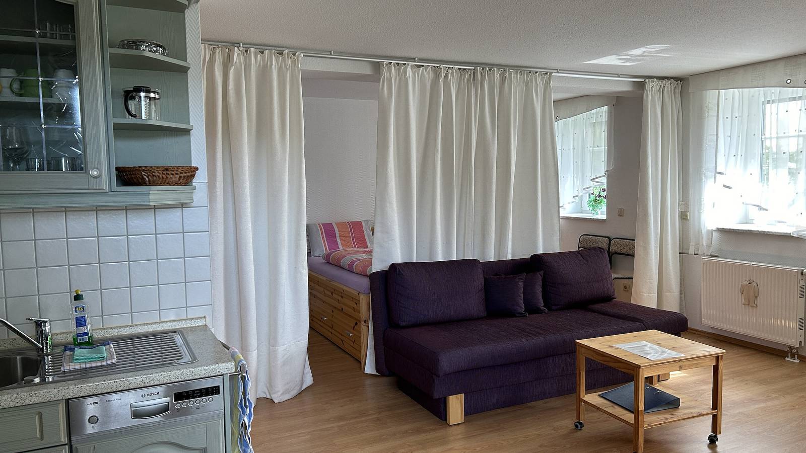 Ganzes Studio, Einzimmerapartment 'Wohnung 1' mit privater Terrasse und Wi-Fi in Oberhof, Rennsteig