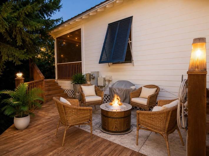 Vacation house for 10 people, with lake view and ocean view as well as yard and view - 1