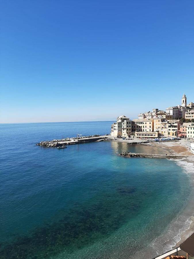 Gîte pour 6 personnes, avec balcon et vue, animaux acceptés à Bogliasco