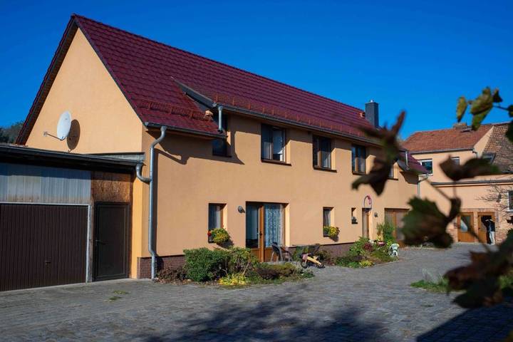Ferienwohnung für 4 Personen, mit Garten und Ausblick in Schenkendöbern